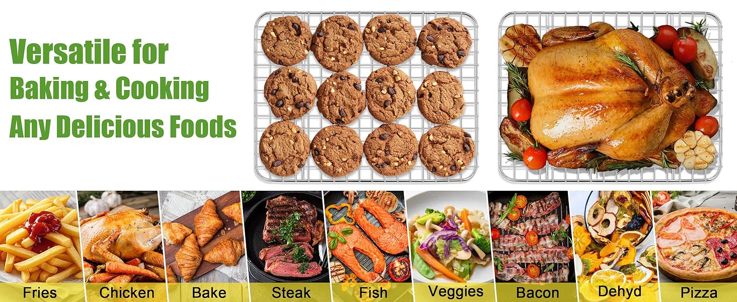 Homikit 2 Pack Cooling Rack Set, 12