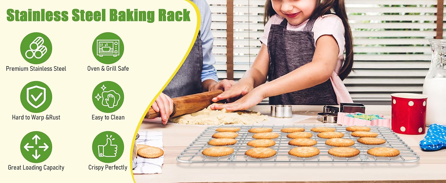 Homikit 2 Pack Cooling Rack Set, 12