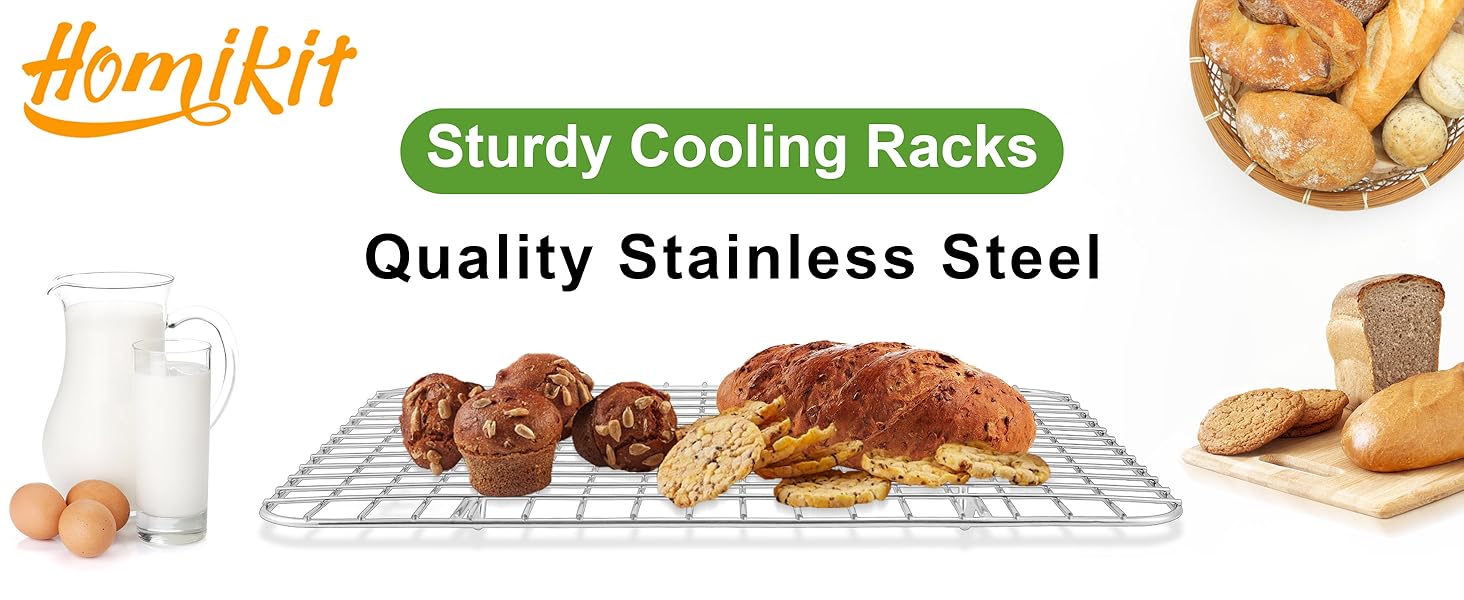 Homikit 2 Pack Cooling Rack Set, 12