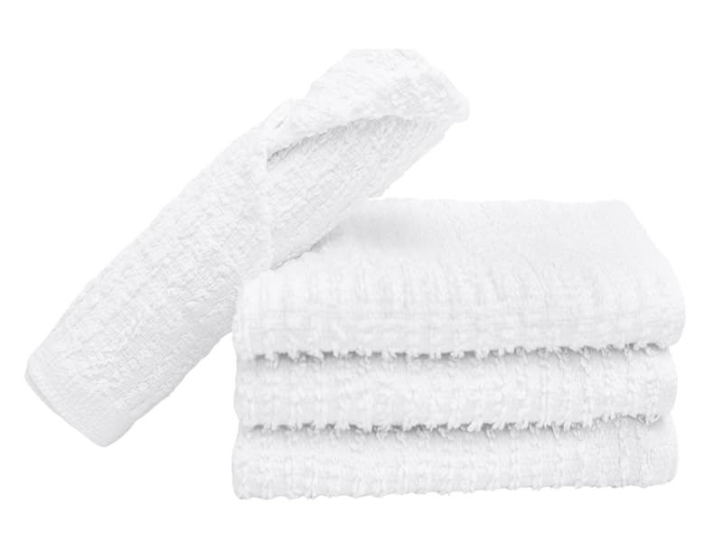 Looperry White Terry Cloth Rags (16 Pack) 16