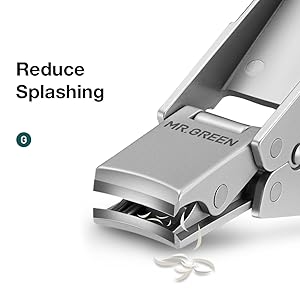 MR.GREEN Innovative Folding Nail Clippers Collapsible Nail Cutters Stainless Steel Nail Scissors Portable Travel Manicure Tools