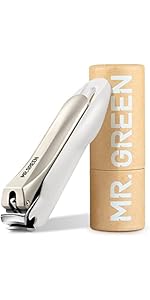 MR.GREEN Innovative Folding Nail Clippers Collapsible Nail Cutters Stainless Steel Nail Scissors Portable Travel Manicure Tools