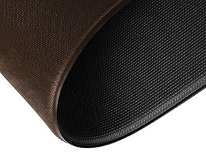 HappyTrends Kitchen Mat for Floor, 2PCS Cushioned Anti-Fatigue Kitchen Rugs, Waterproof Non-Slip Standing Mats and Rugs Set for Kitchen, Office, Laundry, Black, 17.3