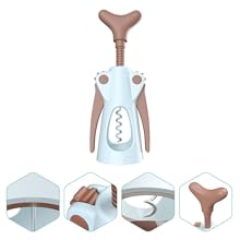 Press Extract Wine Opener Bottle Opener for Seniors Stainless Wing Corkscrew Easy to Use