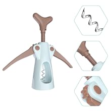 Press Extract Wine Opener Bottle Opener for Seniors Stainless Wing Corkscrew Easy to Use