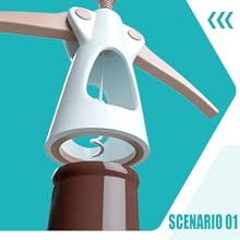 Press Extract Wine Opener Bottle Opener for Seniors Stainless Wing Corkscrew Easy to Use