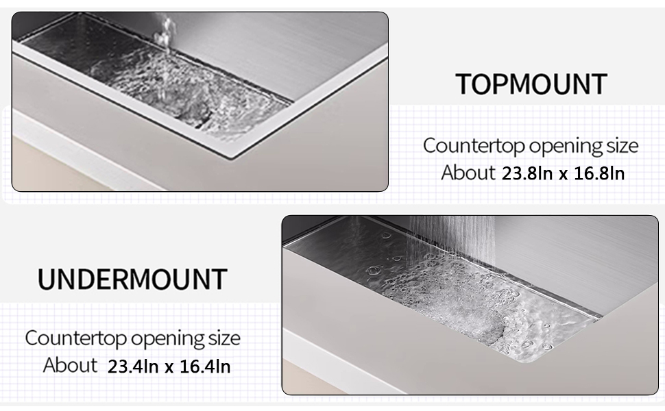 25x18 Inch Kitchen And Bar Sink - Stainless Steel Drop In Single Bowl Topmount Modern Kitchen And Bar Sink With Spoon Rest,Drain Strainer Set Compatibility With Various Kitchen&Bar Style