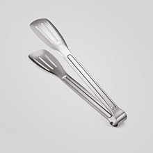 304 Stainless Steel Cooking Utensils Set, Stainless Steel Kitchen Utensils, 12 PCS Long Large Metal Cooking Utensil Tools Set, Potato Masher, Fork, Tongs, Pasta, etc (Dishwasher Safe)