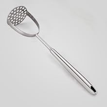 304 Stainless Steel Cooking Utensils Set, Stainless Steel Kitchen Utensils, 12 PCS Long Large Metal Cooking Utensil Tools Set, Potato Masher, Fork, Tongs, Pasta, etc (Dishwasher Safe)