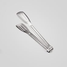 304 Stainless Steel Cooking Utensils Set, Stainless Steel Kitchen Utensils, 12 PCS Long Large Metal Cooking Utensil Tools Set, Potato Masher, Fork, Tongs, Pasta, etc (Dishwasher Safe)