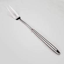 304 Stainless Steel Cooking Utensils Set, Stainless Steel Kitchen Utensils, 12 PCS Long Large Metal Cooking Utensil Tools Set, Potato Masher, Fork, Tongs, Pasta, etc (Dishwasher Safe)