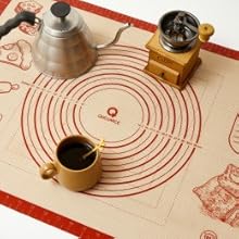 Silicone Baking Pastry Dough Mat - 28x20Inch Extra Large Cookie Bread Rolling Mats Sheet, Nonstick Kitchen Counter Kneading Board, Thick Reusable Pie Cookies Pizza Fondant Making Matt with Measurement