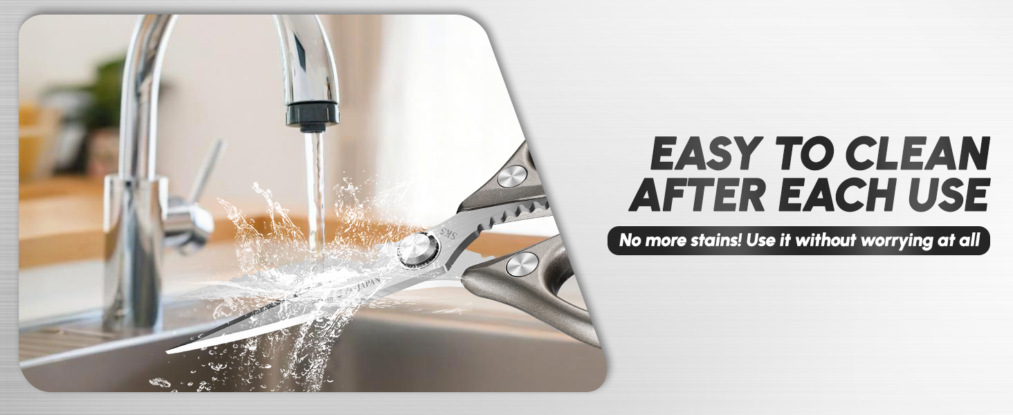 SSGP Kitchen Shears Set, All Purpose Heavy Duty Poultry Shears, Sharp Japanese Meat Scissors, Dishwash Safe Stainless Steel Kitchen Scissors for Food, Chicken Bones, Turkey, Christmas Gifts Women Men