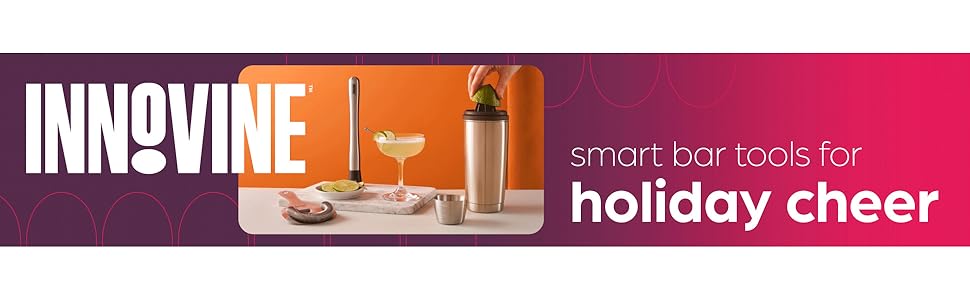 Innovine Aerating Pour Spout, Compact Wine Aerator with Air-Blending Helix and Drip-Free Rubber Stopper, Home Bar Accessories, Kitchen Essentials, 3.75-Inch, Set of 1