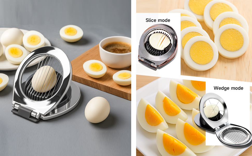Egg Slicer for Hard Boiled Eggs,Egg Cutter,Strawberry Slicer,Heavy Duty Aluminium Tomato Slicer,Stainless Steel Wire Multipurpose, Dicer for Soft Fruit Mushroom,Suitable for Home, Picnics