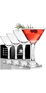 Cocktail Mixing Glass Kit, 24 OZ Crystal Stirring Glass with Stainless Steel Bar Tools – 2 OZ 1 OZ Jigger, Muddler, Strainer, Spoon, Recipe – Bartender Gifts for Men, Elegant Barware for Home & Party