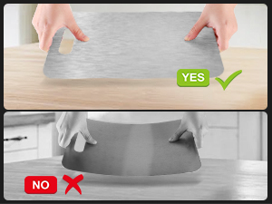 Cutting Board, Cutting Boards for Kitchen, Titanium Cutting Board, Foodgrade Stainless Steel Cutting Board for Meat,Fruit, Vegetables, Outdoor or Indoor, M 13.4" * 9"