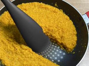 Silicone Spatula Spoon, Great for Both Cooking and Serving Durable BPA-Free Matte Black Silicone, Seamless Design, Safe for Nonstick Cooking Surfaces, 2-Pcs, Gray