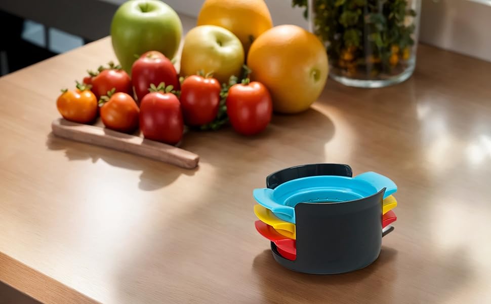 3-in-1 Egg Slicer for Hard Boiled Eggs, Stainless Steel Wire Egg Cutter/Dicer with Plastics Non-Slip Base, Multi-Purpose Kitchen Tool for Soft Fruits, Strawberries, Mushrooms, Easy to Clean