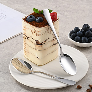 4.7 Inch Tea & Coffee Spoons,Set Of 8 Stainless Steel Espresso Spoons,Dishwasher Safe Small Spoon For Dessert Cake,Durable Metal Mini Spoon