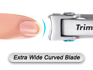 Toenail Clippers for Thick Toenails, Trimlyx Heavy Duty Toe Nail Clippers for Thick Nails for Seniors, Ingrown Nail Clippers for Men, Large Slanted Nail Clippers for Seniors Thick Nails 5Pcs