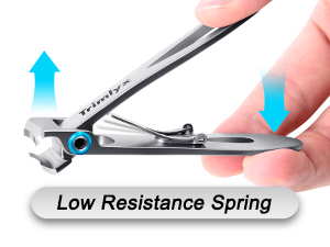 Toenail Clippers for Thick Toenails, Trimlyx Heavy Duty Toe Nail Clippers for Thick Nails for Seniors, Ingrown Nail Clippers for Men, Large Slanted Nail Clippers for Seniors Thick Nails 5Pcs