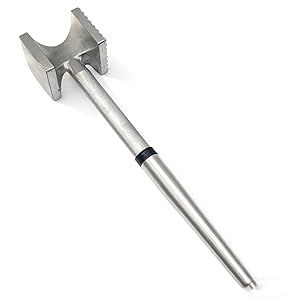 Meat Tenderizer, Heavy Duty and Sturdy Meat Hammer, Masher, Kitchen Double Sided Meat Tenderizer Tool for Tenderizing Steak, Beef, Chicken, and Nuts