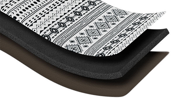 StepRite Kitchen Mats for Floor, Kitchen Rugs Sets of 2, Non-Slip Washable Kitchen Decor Rugs, Anti Fatigue Mats for Kitchen Floor, Sink, Office, Laundry, 17.3