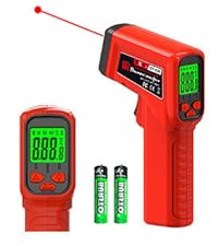 FKM Infrared Thermometer Gun Non-Contact Laser Temperature Gun,-58°F~986°F(-50°C~530°C) AdjustableEmissivity,Digital Thermometer Gun for Industrial,Kitchen Cooking,Oven,Automotive,HVAC,Not for Human