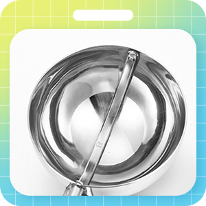 2 Pcs Release Cookie Scoops Ice Cream Scooper with Trigger Release Portion Scoop Stainless Steel for Portion Control, Baking Food, Cookie Dough, Cupcake Batter (2 oz,Blue)