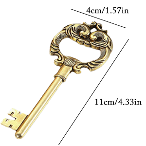 Vintage Key Bottle Opener for Bar Antique Style Beer Wine Openers Traditional Festival Dinner Cool Design Bartenders Cute Tools Men and Women Unique Present Idea