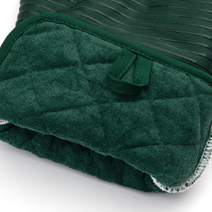 Beneno Kitchen Oven Mitts 2-Pack Heat Resistant to 500°F with Non-Slip Silicone Grip, Extra Long 14.3