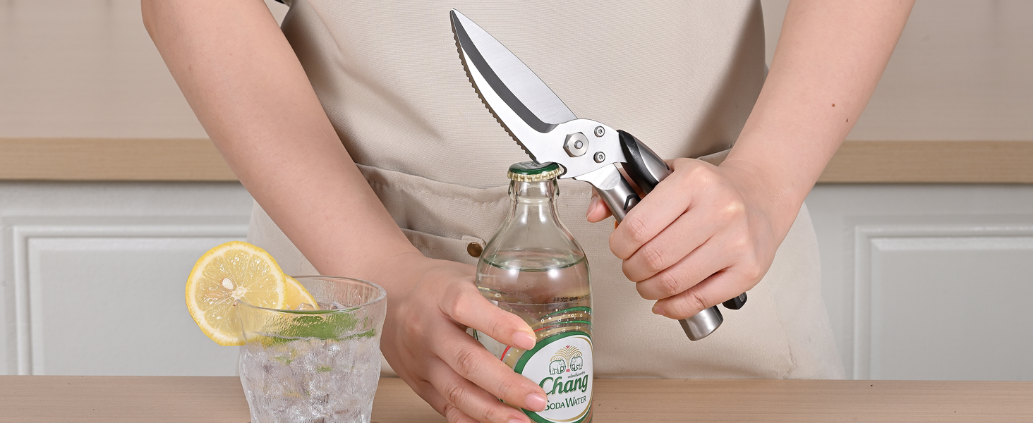 Poultry Shears - Heavy Duty Kitchen Scissors for Food, Bone, Meat, Turkey, Fish cutting poulrty scissors(shears) for Thanksgiving