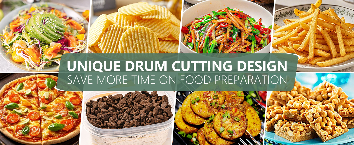 Rotary Cheese Grater with Handle: 5-in-1 Cheese Grater Hand Crank, Strong Suction Base for Fruit Vegetables Nuts with Blade Storage Box (Green)