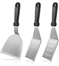 18/0 Stainless Steel Spaghetti Spoon & Slotted Spoon for Cooking, Heavy Duty Frying Spoon Pasta Strainer Skimmer, Cooking Utensils Commercial and Residential Use, Pack of 2