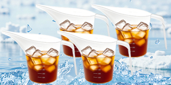 4 Pack Measuring Funnel Pitcher,PlasticMeasuring Cup with Long Spout,Large for Bakeware,Pancake,Batter,Muffin,Cakes,Soap Making,Watering Plants(1000Ml)