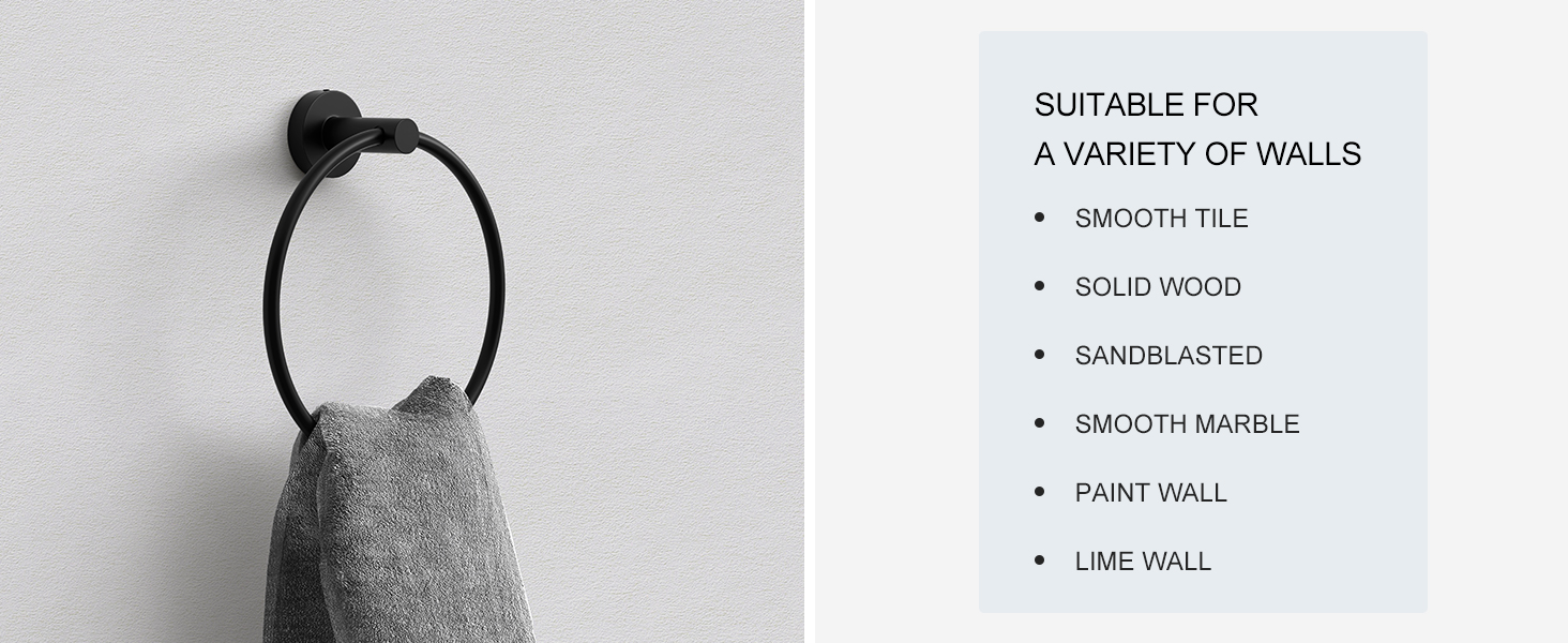 Matte Black Bathroom Hardware Accessories Set 5 Pcs SUS304 Stainless Steel Towel Rack and Toilet Paper Holder Set 26 Inch Towel Bar Set Wall Mounted by HOMEMYSTIQUE