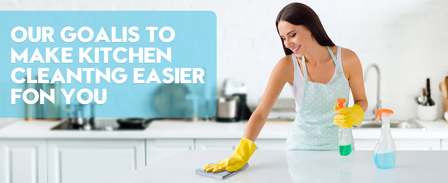 10 Pcs New Upgraded 3 Layers Non Scratch Wire Dishcloth, Multipurpose Wire Dishwashing Rags, Wet & Dry for Cookware, Sinks, Dishes, Stoves & Fireplaces (7.87 x 7.87-10pcs)