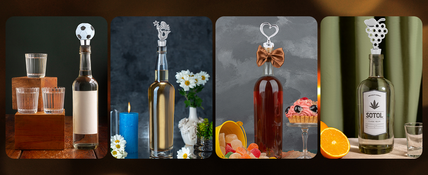 GORGECRAFT Rugby Wine Stopper for Wine Bottles Silver Zinc Alloy Reusable Bottle Toppers Sport Ball Resin Champagne Pump Decor for Men Women Holiday Housewarming Christmas Halloween Wedding Party