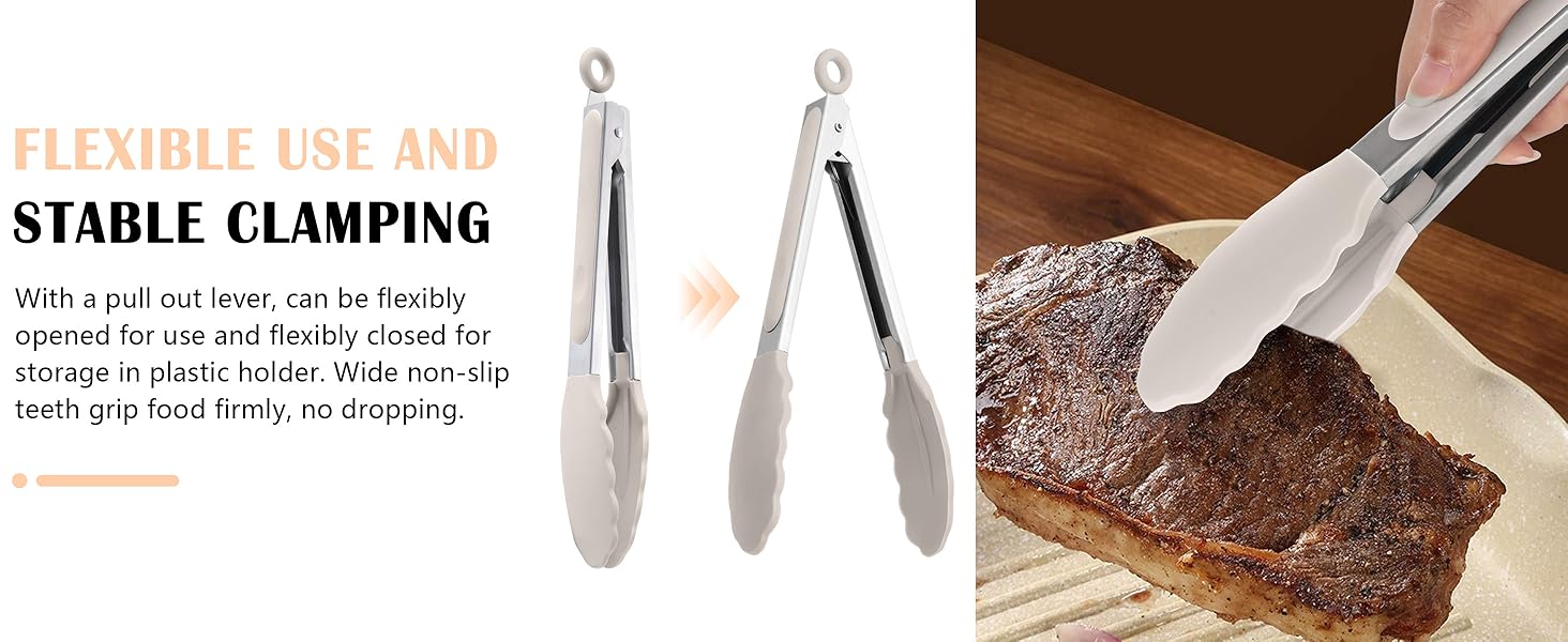 HaWare Kitchen Cooking Utensils Set, 23-Piece Silicone Kitchen Utensils Spatula Set with Holder, Heat Resistant Wooden Handle Kitchen Gadget for Nonstick Cookware, Food-grade Turner Spoon Sets (Khaki)