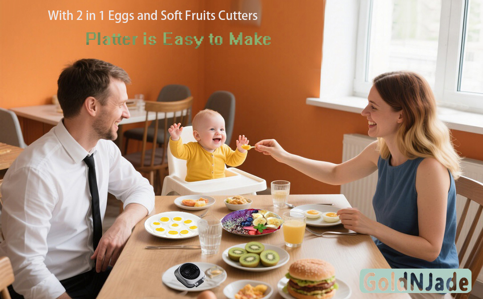 2 in 1 Stainless Steel Boiled Egg Slicer Heavy Duty Strawberry Section Cutter Multipurpose Kiwis Soft Fruit Chopper