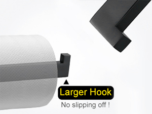 TNOMS Matte Black 10 Pieces Bathroom Hardware Accessories Set Towel Bar Set Towel Holder Racks Set for Bathroom,SUS304 Stainless Steel,Wall Mounted 16-Inch