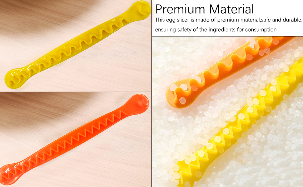 4 Pack Deviled Egg Cutter in Half - Egg Cutter for Kitchen, Perfect for Salads, Kitchen Cooking Tools,Easy Clean Dishwasher Safe,Gadgets