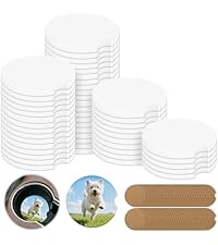 48 PCS Sublimation Coasters Blanks Ceramic Tiles Bulk 4x4 White Unglazed Glazed Ceramic Tiles for Crafts with 48 Cork Sticker Back, Square Coasters Sublimation for Heat Transfer DIY Painting