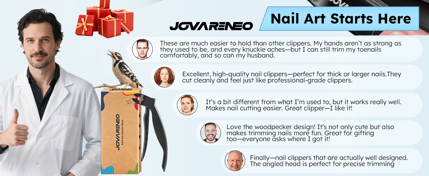 Toenail Clippers for Seniors, Angled Head Large Toe Nail Clippers for Thick Toenails, Wide Jaw Eagle Beak Clippers for Ingrown Nails, Anti-Splash Cutter with Curved Blade, Cuticle Clippers