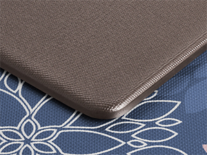 StepLively Kitchen Mats, 2 PCS Cushioned Anti-Fatigue Floral Pattern, Oeko-TEX Certified Washable Non-Slip Standing Mats for Kitchen, Office, Sink & Laundry (17.3