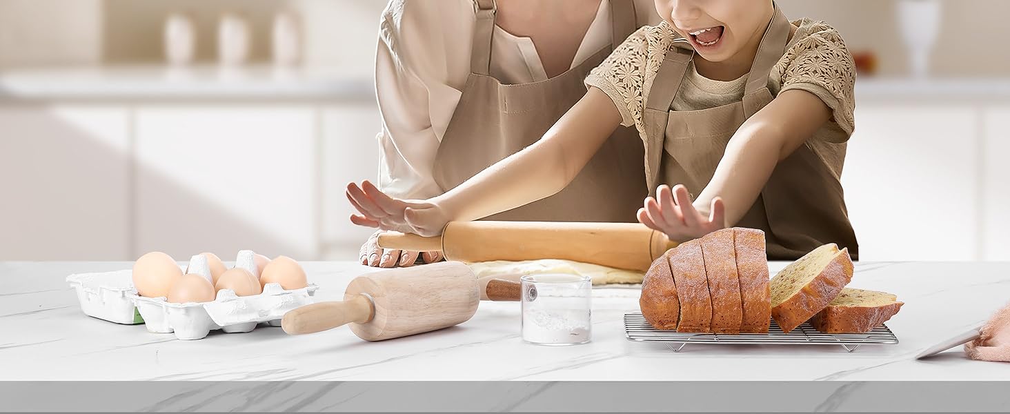 2 Pack Cooling Rack for Baking, Homikit 8.7 * 6.3 Inch Small Stainless Steel Metal Roasting Grilling Cooking Racks, Fits Small Toaster Oven, Dishwasher Safe, Heavy duty & Rust Resistant