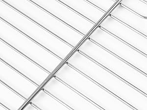 2 Pack Cooling Rack for Baking, Homikit 8.7 * 6.3 Inch Small Stainless Steel Metal Roasting Grilling Cooking Racks, Fits Small Toaster Oven, Dishwasher Safe, Heavy duty & Rust Resistant