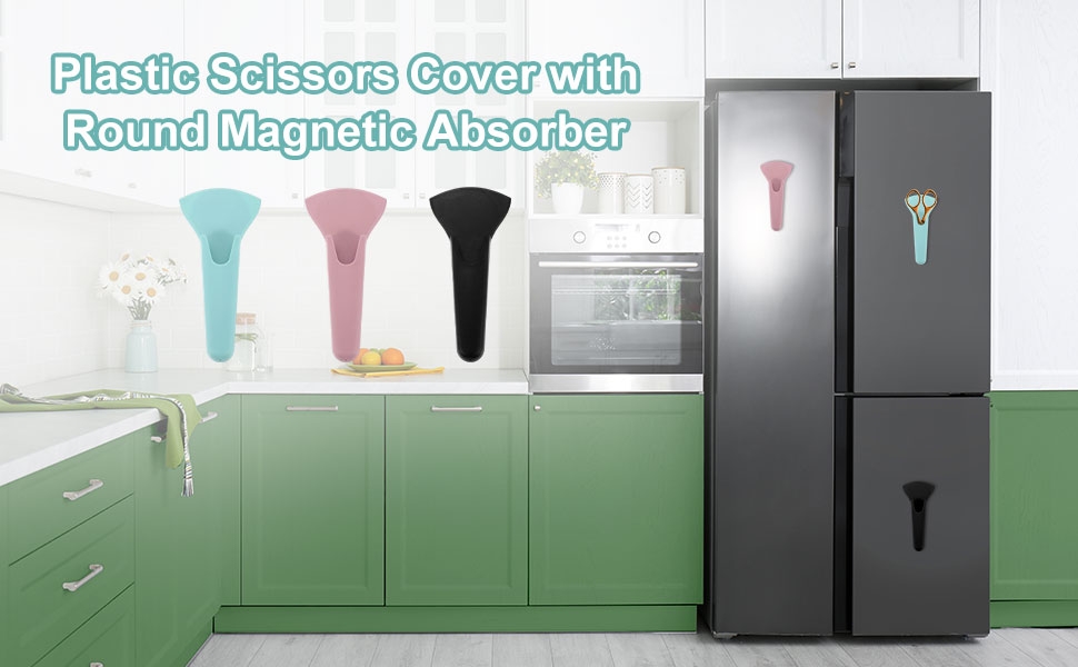 uxcell 2 Pcs Magnetic Scissor Holder, 7.48