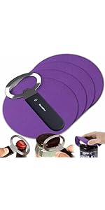 2-in-1 Magnetic Soda Can & Beer Bottle Opener-Dual Magnets for Fridge & Cap Catcher, Heavy Duty Stainless Steel, Perfect for Big Hands,Long nails, RV, Bartender, Gift for Father, Black, Openpro 2 Pack